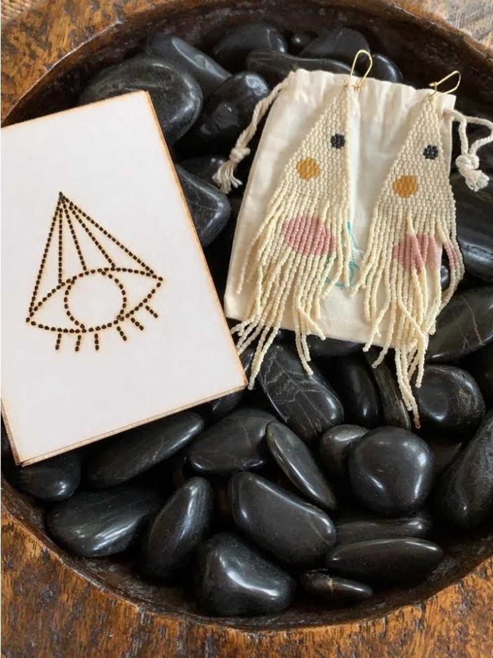 NEW | Handmade Beaded Fringe Earrings